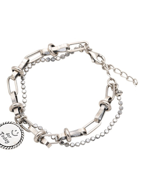 韩国太阳笑脸小众个性风潮手链