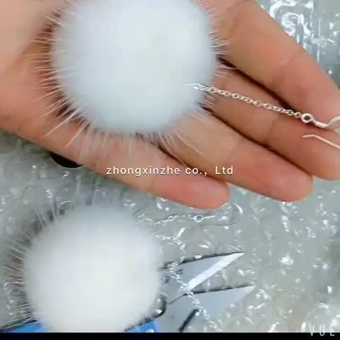 pom accessories fur hair pom Pom Ball,Hair Fur Diy Pom Fur Accessories Mink Ornaments