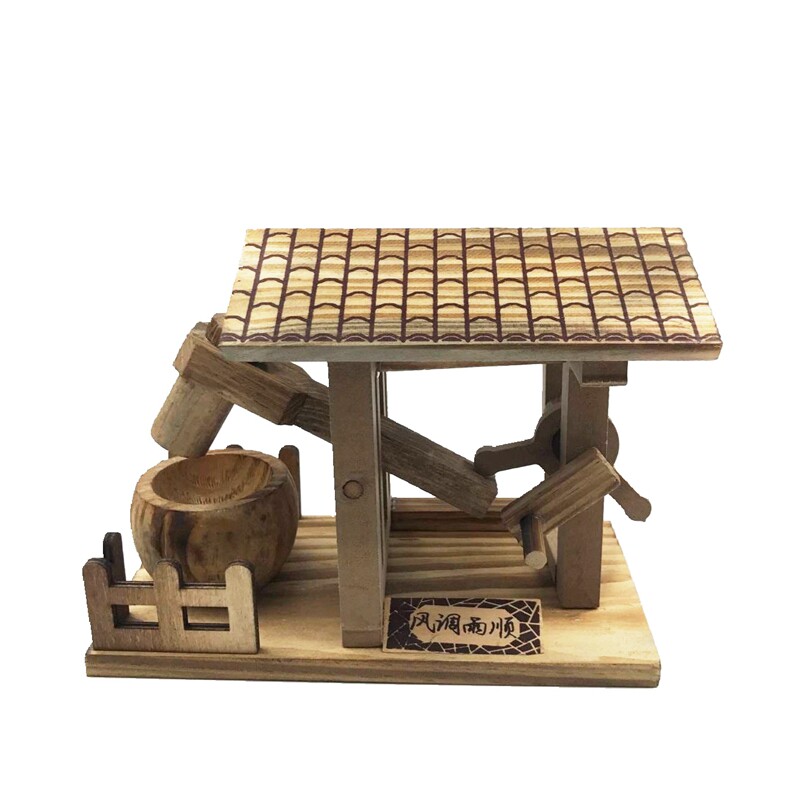 创意复古怀旧风微型木质工艺品