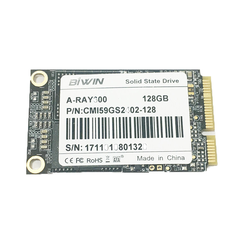 BIWIN/佰维 ARAY600 MSATA 128G SSD固态硬盘  MSATA3接口