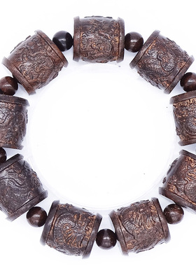 沉香木雕刻手串男女款饰品佛珠