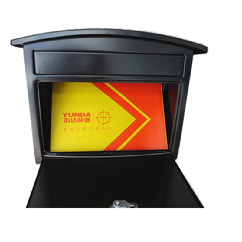 新款密码锁信箱家用室外信报箱单位用杂志报纸快递信封邮箱 白色