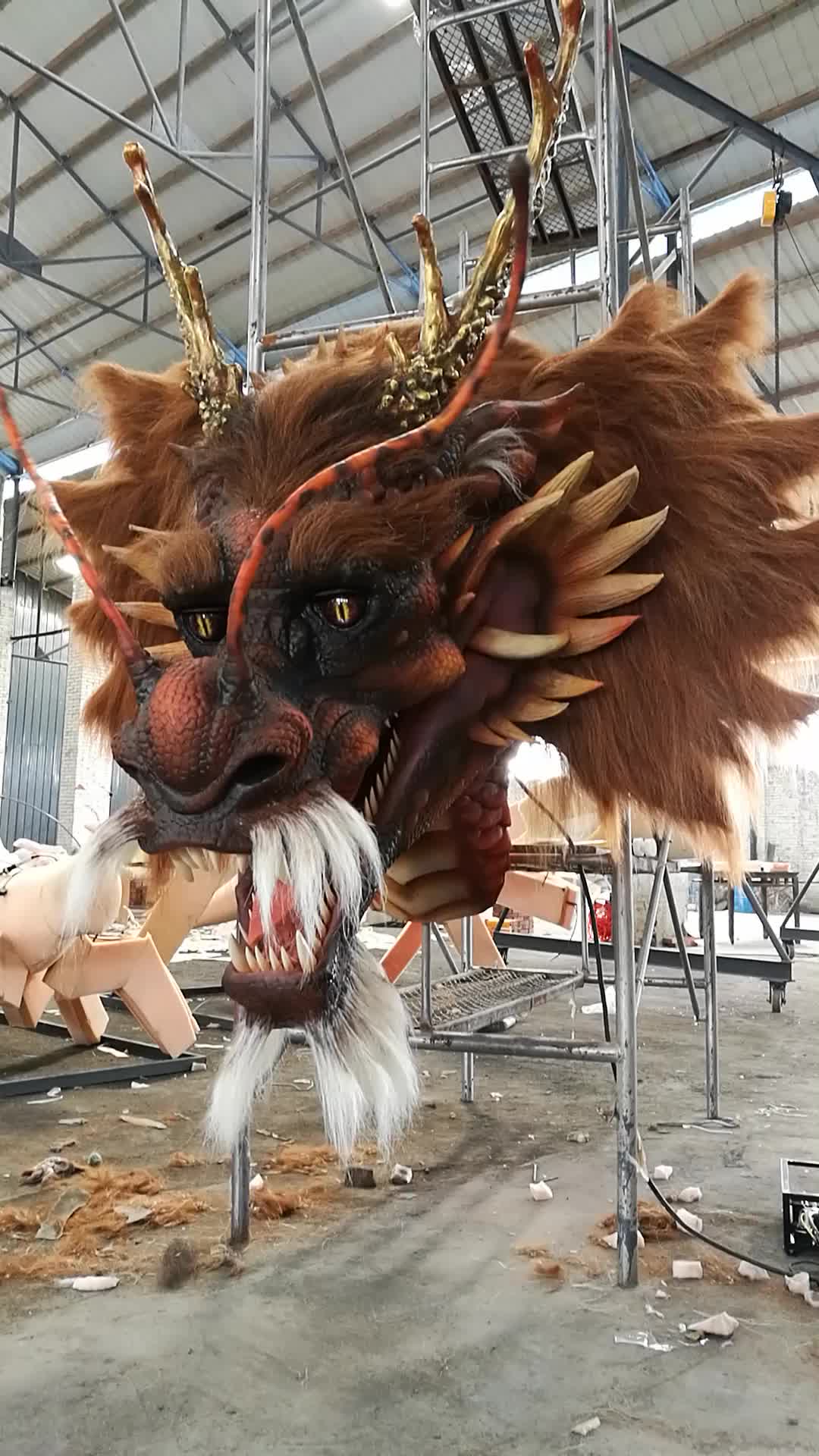 Animatronik 3d Resin Patung Naga Model Kepala Untuk Dijual Buy