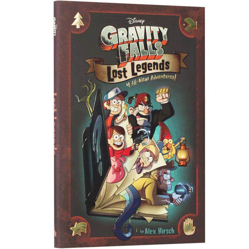 现货 怪诞小镇：失落的传说 英文原版 Gravity Falls Lost Legends 4 All-New Adventures! 精装 Alex Hirsch 迪士尼漫画 Disney