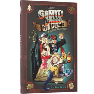 现货 怪诞小镇:失落的传说 英文原版 Gravity Falls Lost Legends 4 All-New Adventures! 精装 Alex Hirsch 迪士尼漫画 Disney