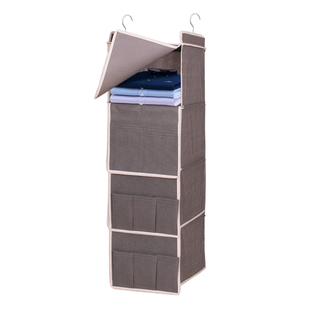 丝雨宿舍神器挂袋可水洗有帘挂袋衣柜挂袋收纳盒衣橱整理挂袋悬挂