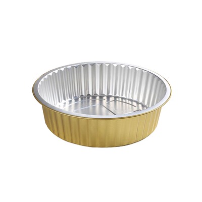 圆形一次性铝箔加厚外卖汤碗餐盒