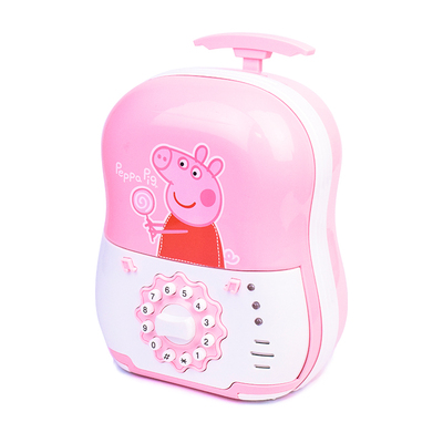 防摔卡通儿童atm指纹取款存钱罐