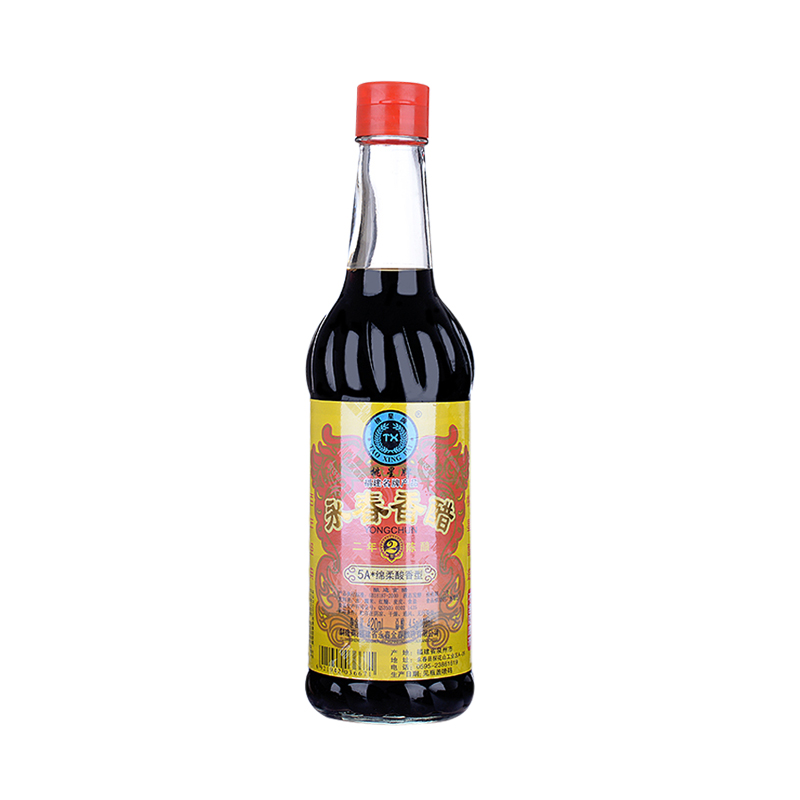 永春香醋420ml*3瓶紅曲老陳醋涼拌香醋糖蒜醋手工釀造餃子涼拌腌