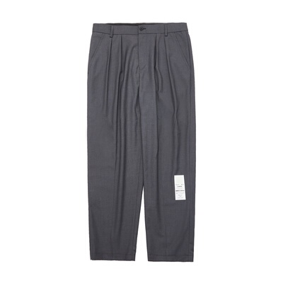 Fatecarol双褶简约基础西裤