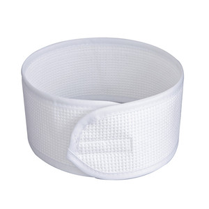 束发带洗脸美容院包头巾华夫格纯棉月子洗漱发带简约容院纹绣用品