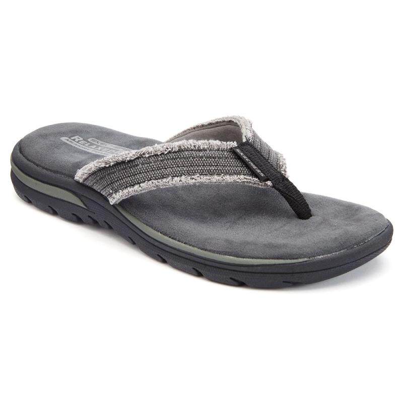 Skechers斯凯奇男鞋凉拖人字拖夹趾拖鞋宽松版Supreme Bosnia夏季