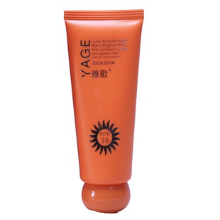雅歌基因柔皙保湿防晒乳65gSPF35柔白补水隔离防晒正品化妆品