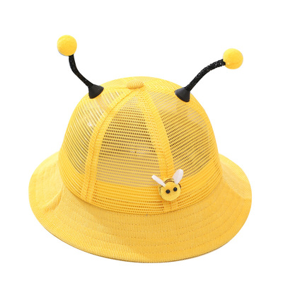 可爱风遮阳女童卡通渔夫帽