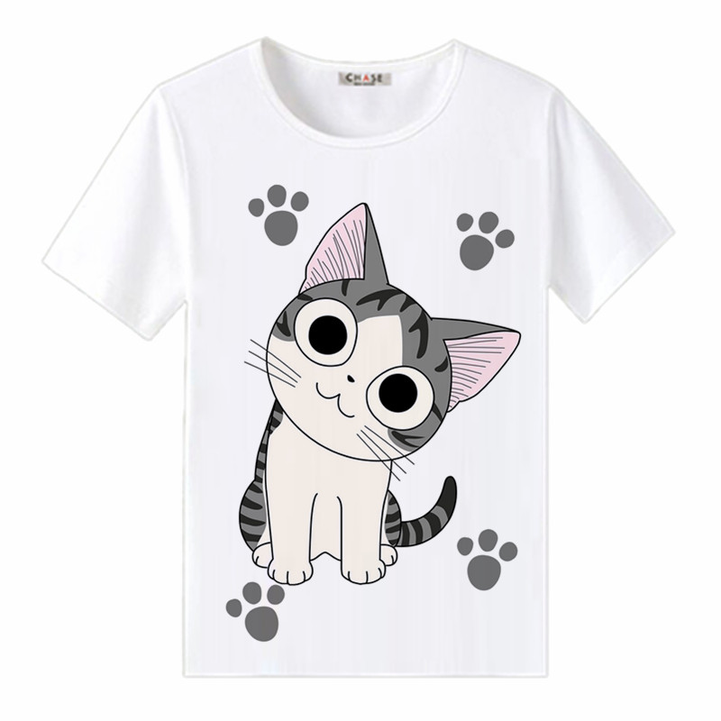 甜甜私房猫短袖T恤起司猫童装夏动漫T恤/鞋帽/服装