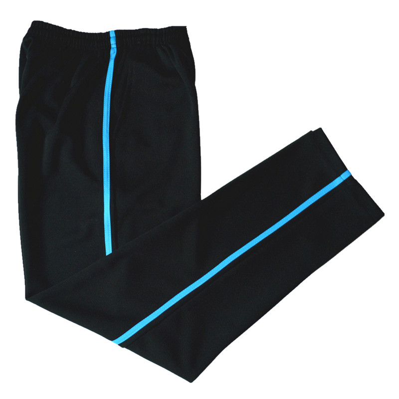运动裤包邮藏蓝色学生校服宽条