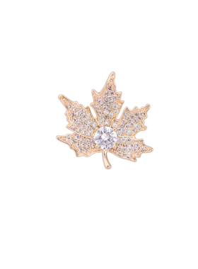 男士外套简约时尚日韩风枫叶胸针