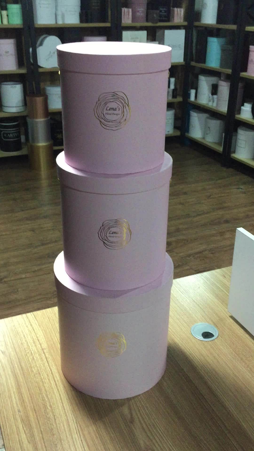 High Quality Round Gift Box Large Round Cardboard Gift Boxes,Round Tube