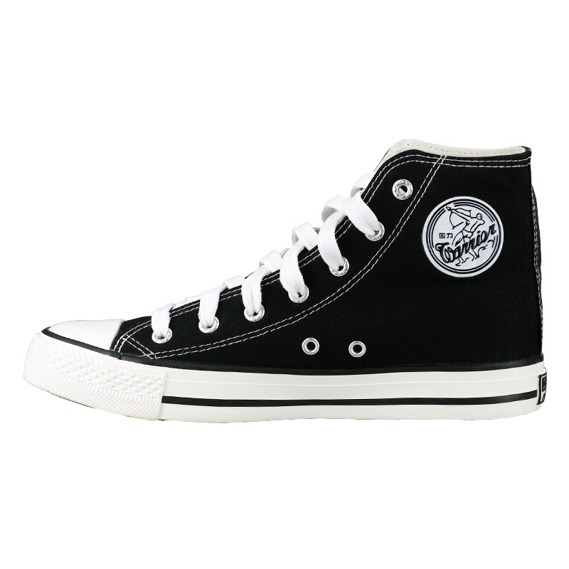 回力高帮帆布鞋女男鞋春夏百搭经典学生黑白色帆布鞋情侣鞋