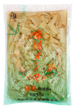 味付笋片 拉面专用笋干日本寿司料理豚骨拉面调味竹笋笋片  1kg