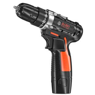 哈博24Vf家用手电钻多功能电动螺丝刀双速正反转锂电充电手电转钻