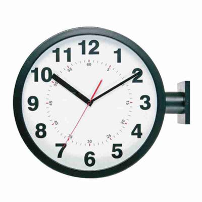 15寸大号双面壁钟简约别墅客厅静音挂钟Double sides wall clcok