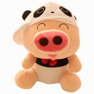 可爱大号龙猫轻松熊麦兜猪毛绒玩具麦兜猪猪公仔布娃娃生日礼物女