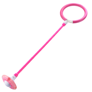 良派闪光跳跳球儿童成人套脚环蹦蹦球旋转跳跳圈炫舞娃娃跳甩脚球