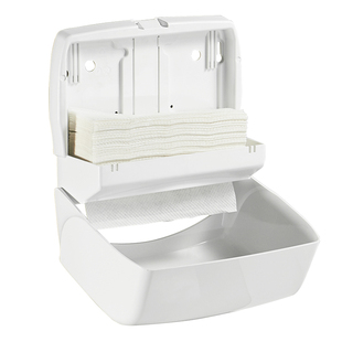 酒店卫生间擦手纸盒厕纸架防水厕所壁挂式大盘纸巾架金佰利70220
