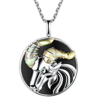 VENTIGA十二星座项链吊坠18k摩羯座天蝎座射手座水瓶座双子座项链