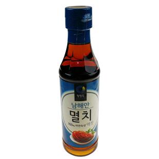 韩国进口清净园鱼露500g蓝标银鱼汁韩式泡菜辣白菜用调料海鲜汁