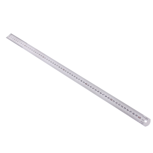 烘焙工具不锈钢直尺1mm升级加厚英寸刻度尺古早蛋糕60cm钢尺测量