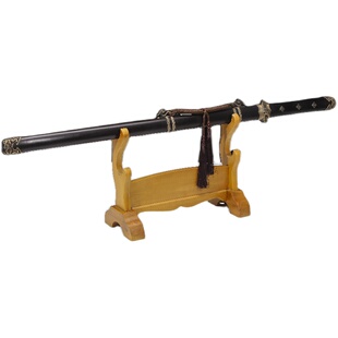 龙泉冷兵器唐横刀唐剑长款一体刀具陌刀木质鞘宝剑环首汉刀未开刃