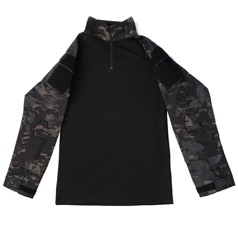 MCBK暗夜迷彩蛙服上衣 全地形黑CP战术卫衣GEN2作训服长袖