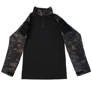 MCBK暗夜迷彩蛙服上衣 全地形黑CP战术卫衣GEN2作训服长袖
