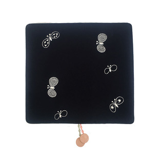 日系hoboweeks软书皮蓝色蝴蝶tn护照套极简风手账日记本皮定制