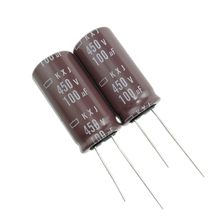 450V100UF黑金刚18*35.5电源驱动板滤波铝电解电容器KXG长寿105度