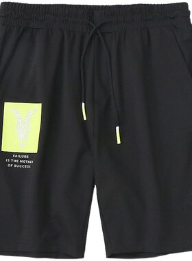 户外运动休闲高弹松紧腰系带短裤