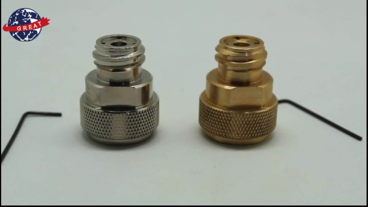 Sparkling Water Co2 Tank Paintball Canister Refill Adapter Co2