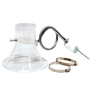 抽烟机排风管塑料喇叭吸烟排气管道烙铁焊锡抽烟罩流水线排烟软管