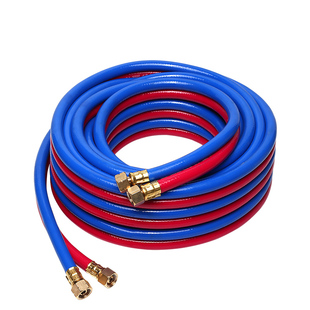 麦福氧气乙炔气管8mm双色连体防爆管三胶两线加厚高压管6mm焊割用