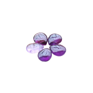 10*12mm天然石蛋白石横孔花瓣水滴二八孔树叶diy发簪步摇饰品配件