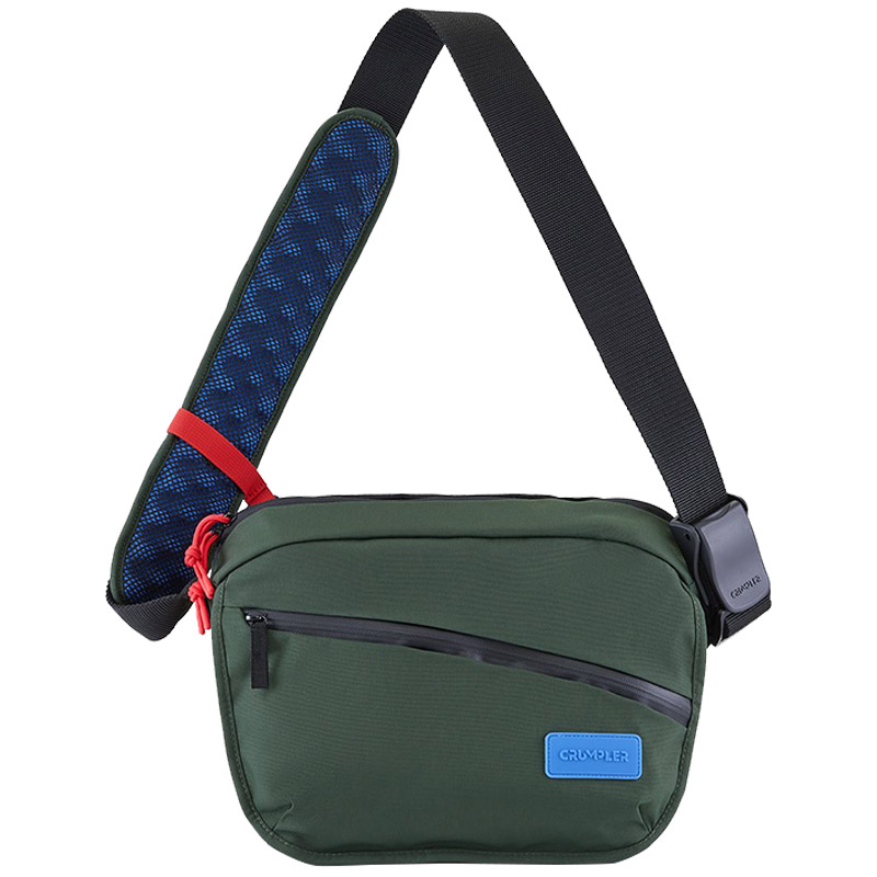 Crumpler11寸平板電腦斜挎包 男潮牌騎行包 防水耐磨帆布郵差包