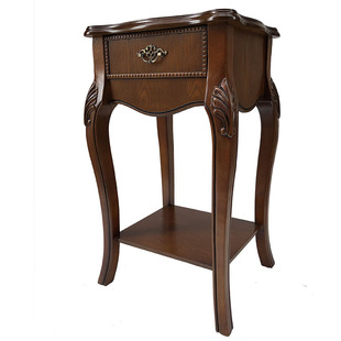 复古留声机底座柜子黑胶唱片机下柜用于电唱机低音炮小花架