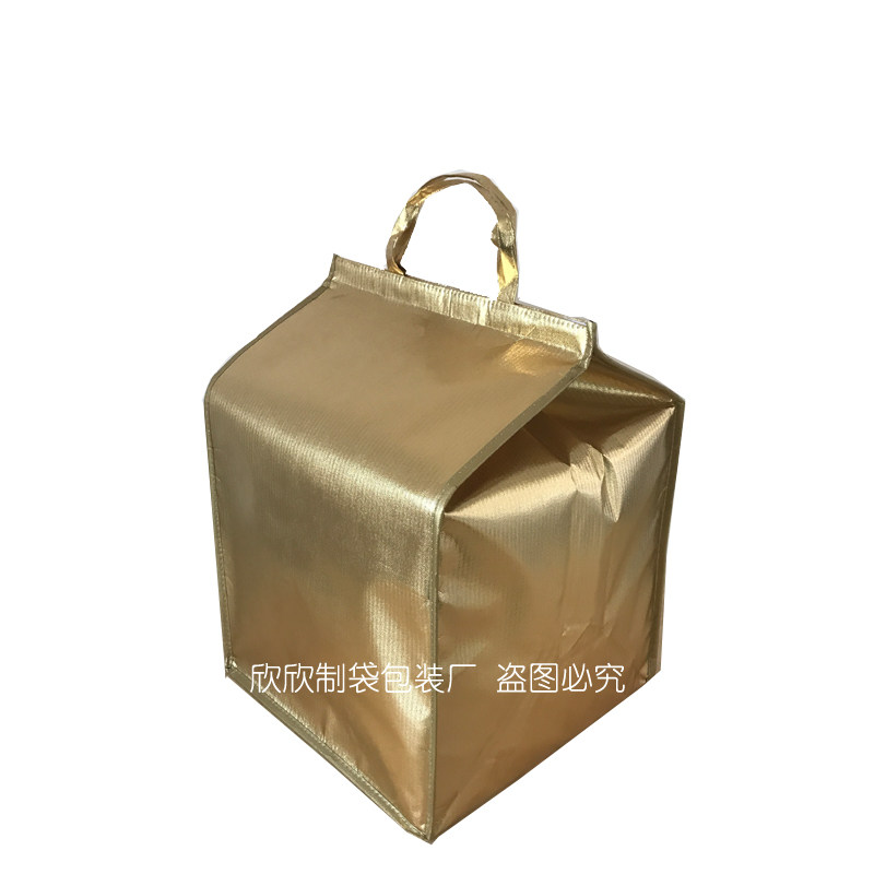 现货批发 6寸8寸10寸双层加高蛋糕保鲜保温包 防水魔术贴外卖冰包