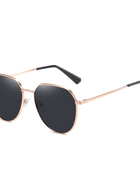 偏光太阳眼镜防紫外线大脸显瘦圆脸网红墨镜2022年新款潮女士近视