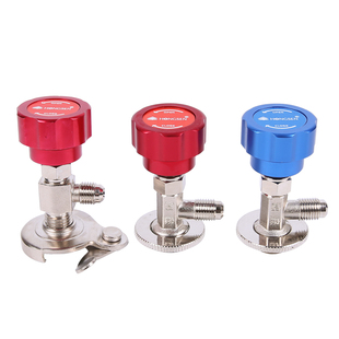 鸿森冷媒开瓶器r134a制冷剂开启阀r22雪种匙汽车空调加氟工具r600