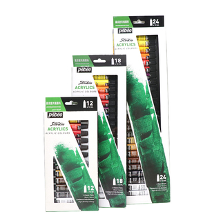 法国贝碧欧丙烯颜料套装汇优美diy手绘防水不掉色手工画鞋木头石头美甲炳稀染料画画墙绘用涂鸦材料美术用品