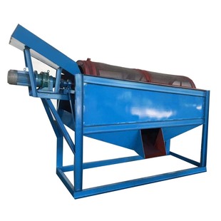 矿山齿轮圆筒筛大型淘金滚筒筛沙机全自动水洗筛选金设备淘金设备