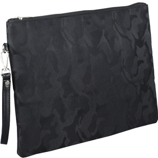 M/爱牧格手包 时尚大容量时尚牛津纺A4纸文件男手抓包软休闲手拿